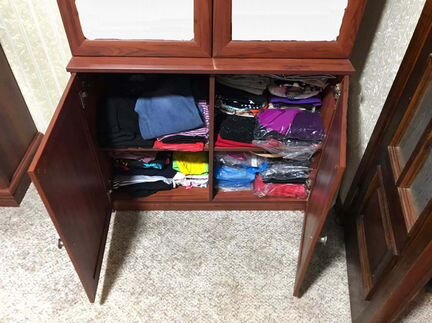 Очень практичный комбинированный шкаф