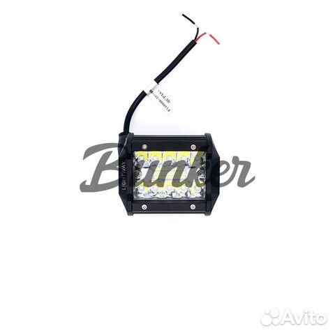 Светодиодная LED фара 60W SQ 9.5*8см LightWay