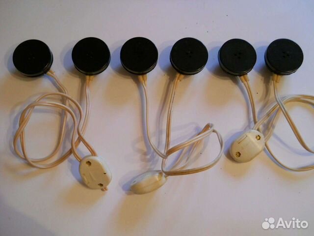 Наушники Тон-2М времён СССР, 6 штук