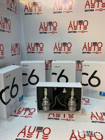 Светодиодные лампочки на любой авто С6 Н4/Н3/Н7