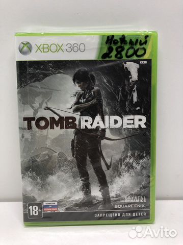 Диск Tomb Raider Новый для Xbox 360
