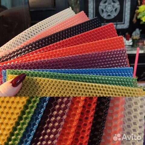 Вощина цветная для свечей