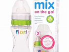 Бутылочка Flori Mix 2в1 с отсеком для смеси