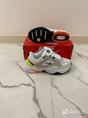 Кроссовки Nike M2k Tekno серые белые женские