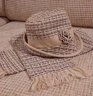 Шапка и шарф (весна, осень)