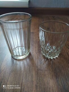 Стаканы советские и современные