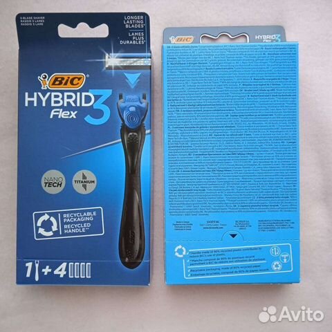 Бритвенный станок BIC + 4 кассеты