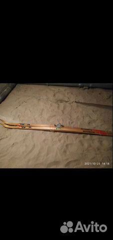 Лыжи деревянные