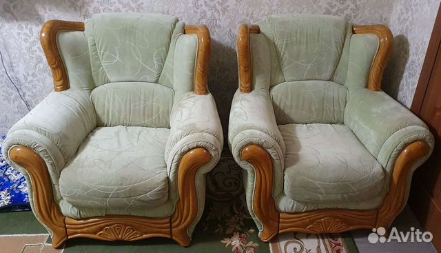 Диван и 2 кресла