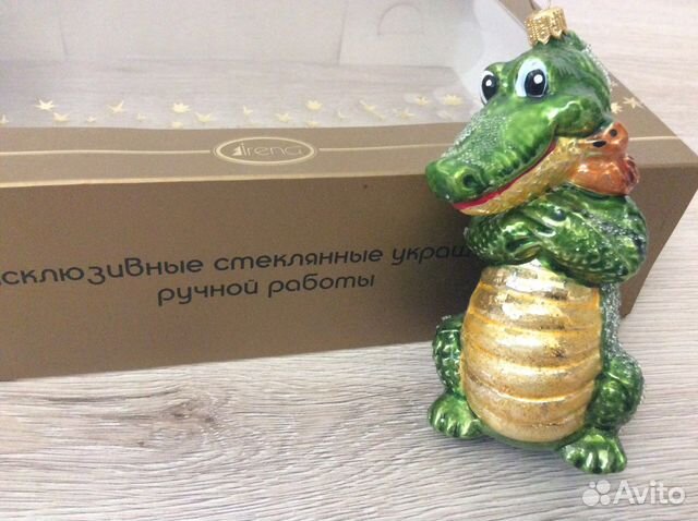 Набор ёлочных игрушек irena,стекло,Айболит