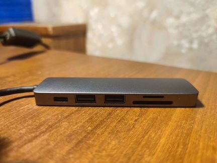 USB type C HUB usba 3.0 hdmi SD хаб переходник