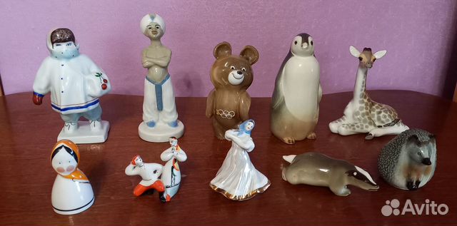 Фарфоровые статуэтки СССР лфз дулево и др