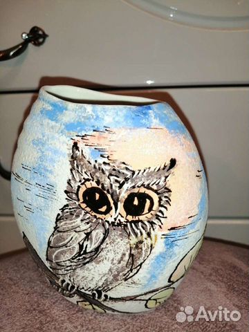 Ваза с совой