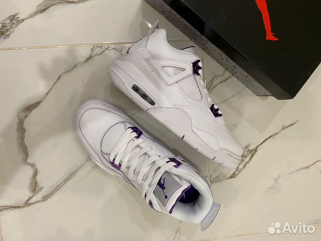 Кроссовки nike air jordan 4 white