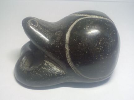 Статуэтка, фигурка Черепаха натуральный нефрит