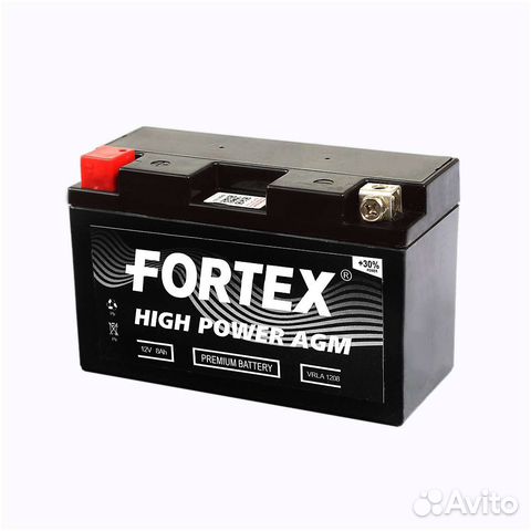 Акб Мото 12В 8А/ч п.п. Fortex AGM ток130 150х65х94