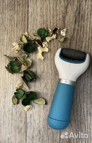 Пилка scholl + новая насадка и батарейки