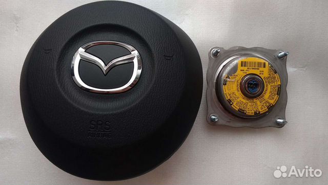 Подушка безопасности Мазда 6 2013+ (патрон+крышка)