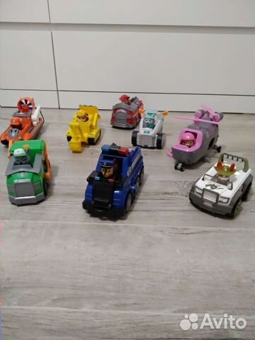 Щенячий патруль,6 героев с машинками