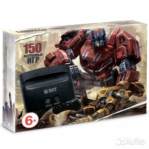 Dendy игровая приставка 8bit Transformer 150 игр