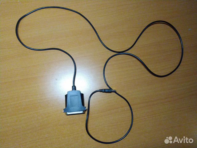 Кабель USB - LPT (36-контактный разъём)