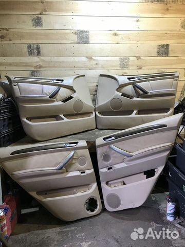 Дверные карты комплект Bmw X5 e53 4.4 m62tu