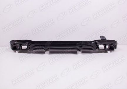 Диффузор с насадками 63AMG черный Mercedes E213