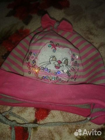 Шапка для девочки на 3-4 года