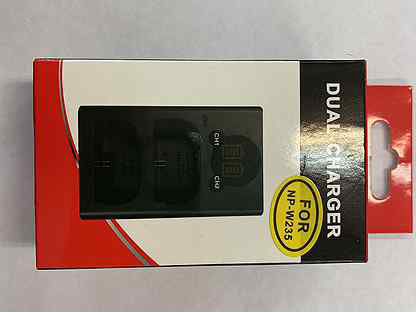 Двойная зарядка для аккумулятора Fuji w-235