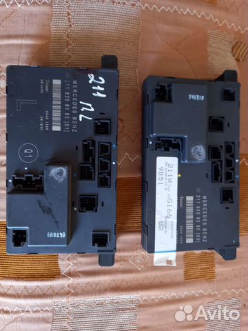 Блок комфорта правой и левой передней двери w211