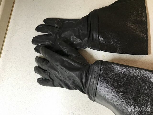 Перчатки кожаные