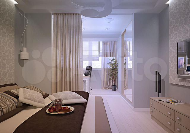 2-к. квартира, 60 м², 9/9 эт.