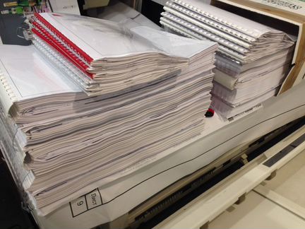 Печать чертежей, проектной исполнительной документ