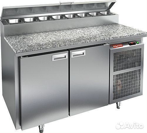 Стол холодильный для пиццы hicold PZ2-11/GN