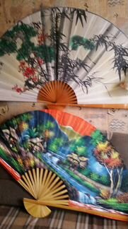 Веер интерьерный.Ручная работа.Таиланд