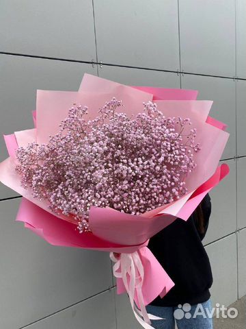 Цветы гипсофила. букет гигант. цветы с доставкой