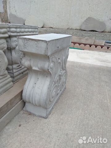 Скамейка садовая из бетона