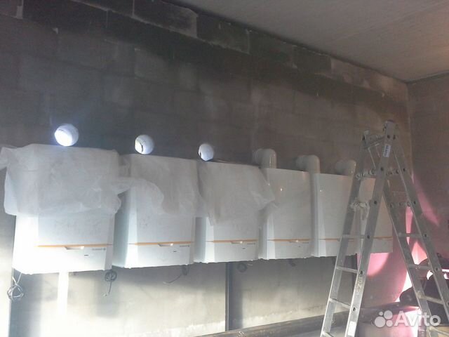 Конденсационный котел 1 конт 45 квт турбо Италия