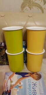 Tupperware Новый Контейнер Плотная Крышка 1,25л