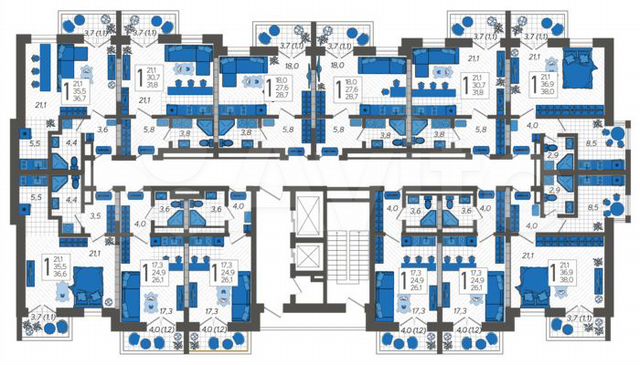 Квартира-студия, 26 м², 12/12 эт.