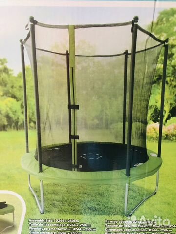 Детский батут с сеткой бу
