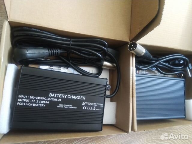 Зарядное устройство электровелосипед 60v 3a(67.2)