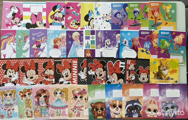 Школьные тетради для девочек и мальчиков