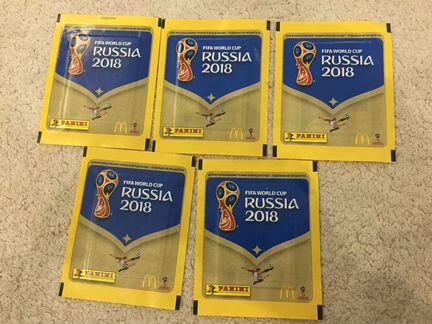 Наклейки (Стикеры) Panini. Fifa World Cup 2018