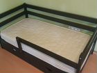 Детская кровать от 3 лет с бортиками (береза) объявление продам