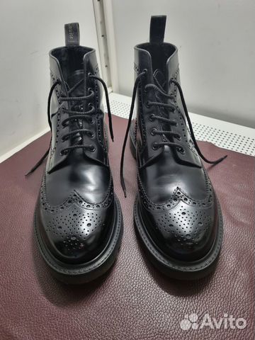 Ботинки Loake 11UK (дерби, броги) черные