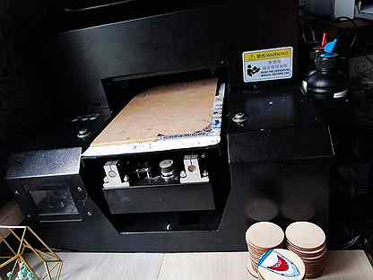 Уф-принтер A4 печать фанера,пластик,кожа,силикон