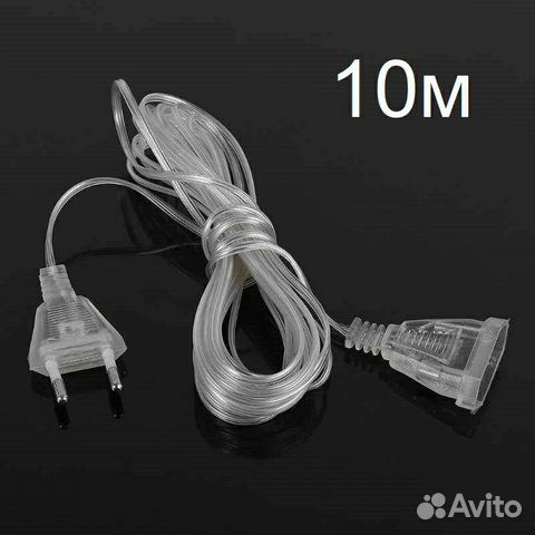 Удлинитель сетевой 10 метров на 1 гнездо