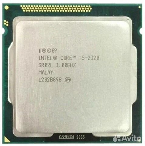 Core i5-2320 LGA 1155 сокет 1155 4 ядра