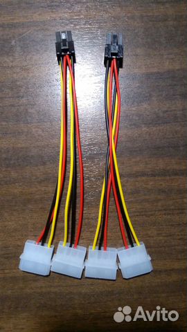 Переходники питания видеокарт PCI-E